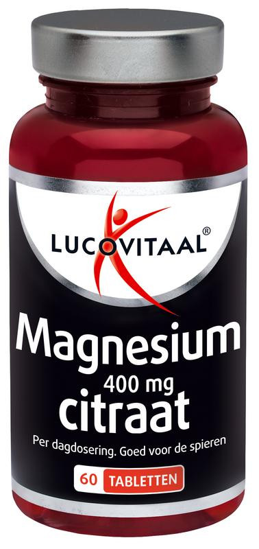 Aap Benadering Platteland Magnesium citraat 400 mg van Lucovitaal : 60 tabletten