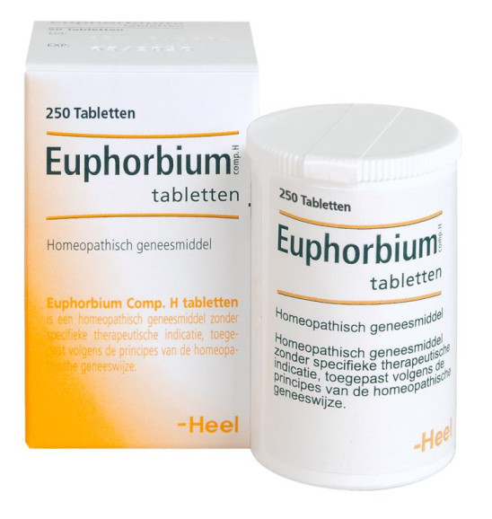 Euphorbium compositum H van Heel : 250 tabletten