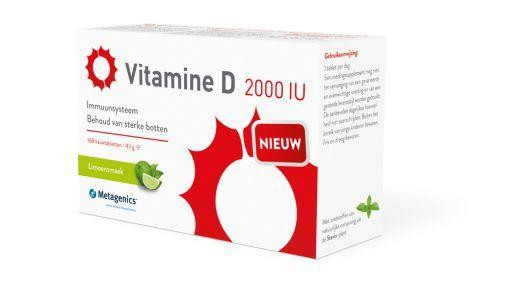 Vitamine D3 2000IU van Metagenics : 168 tabletten
