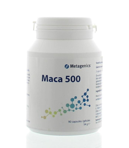 Maca 500 van Metagenics : 90 capsules