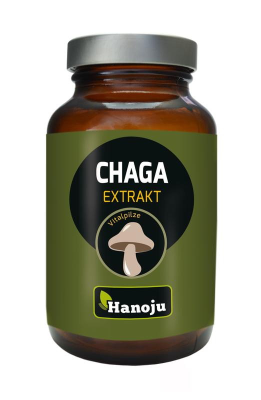 Chaga paddenstoelen extract 400 mg van Hanoju : 90 tabletten