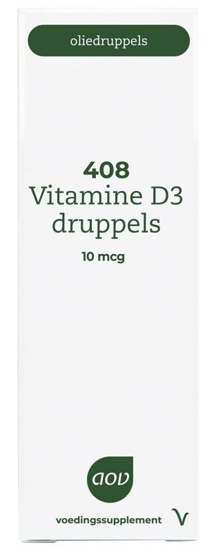 408 Vitamine D3 druppels 10 mcg AOV 25