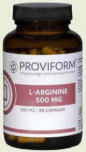 L-Arginine 500mg van Proviform : 90 capsules