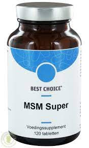 MSM super van Best Choice : 120 tabletten