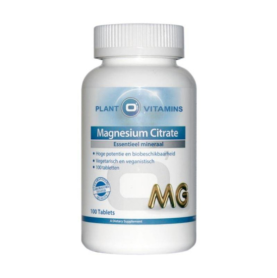Magnesium Citraat Plant O'Vitamins 