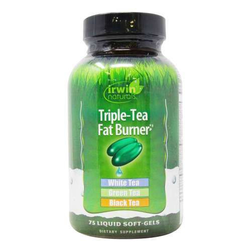 Triple tea fat burner  Irwin Naturals : 75 softgels 