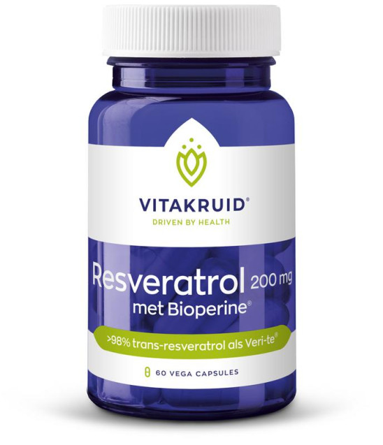 Resveratrol met bioperine van Vitakruid