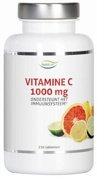 Vitamine C1000 mg van Nutrivian : 250 tabletten