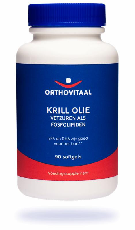 Krill olie 500 mg Orthovitaal 90