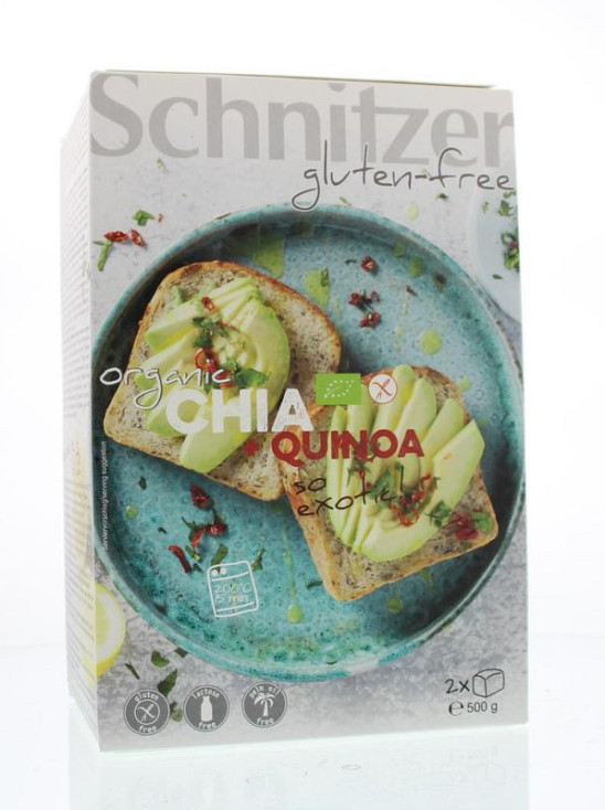 Brood chia & quinoa van Schnitzer : 500 gram