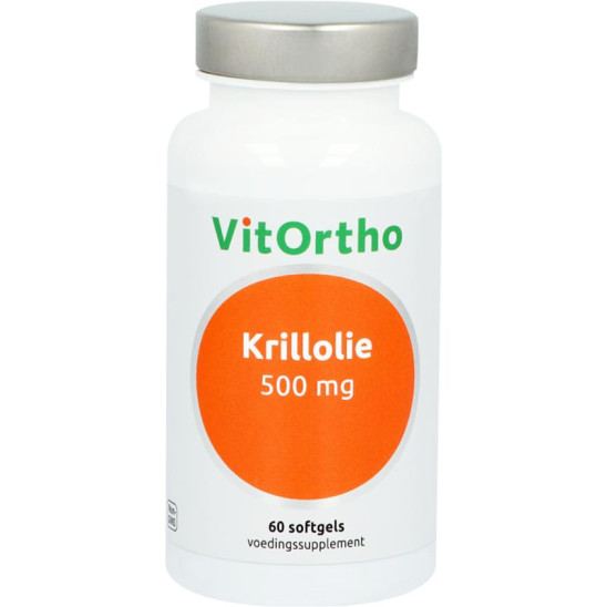 Krillolie 500mg Vitortho 60
