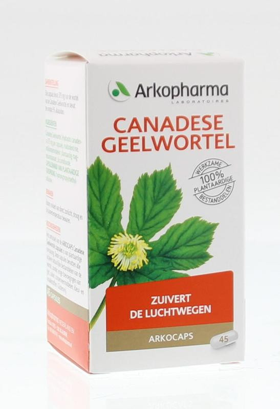 Canadese geelwortel van Arkocaps : 45 capsules