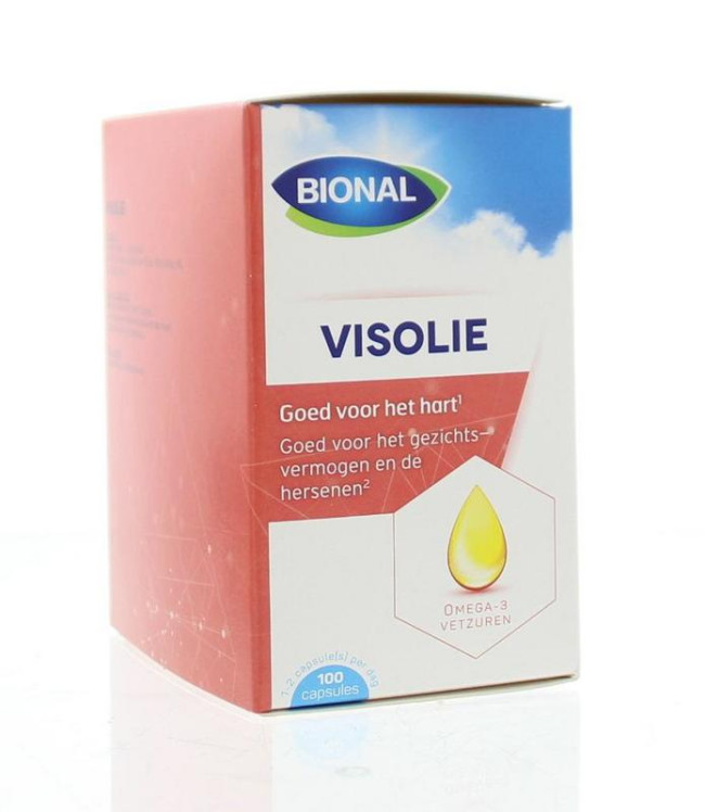 Plaats De Alpen Tijd Visolie van Bional : 100 capsules