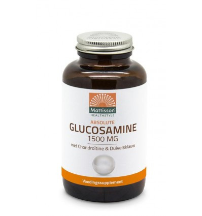 bewijs Haalbaarheid Elektrisch Glucosamine 1500 mg & chondroitine & duivelsklauw van Mattisson : 120  capsules