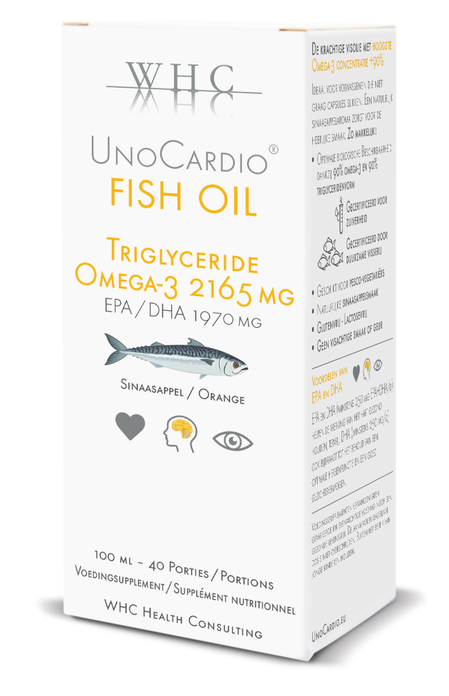 UnoCardio FishOil - Vloeibare visolie WHC (100ml)