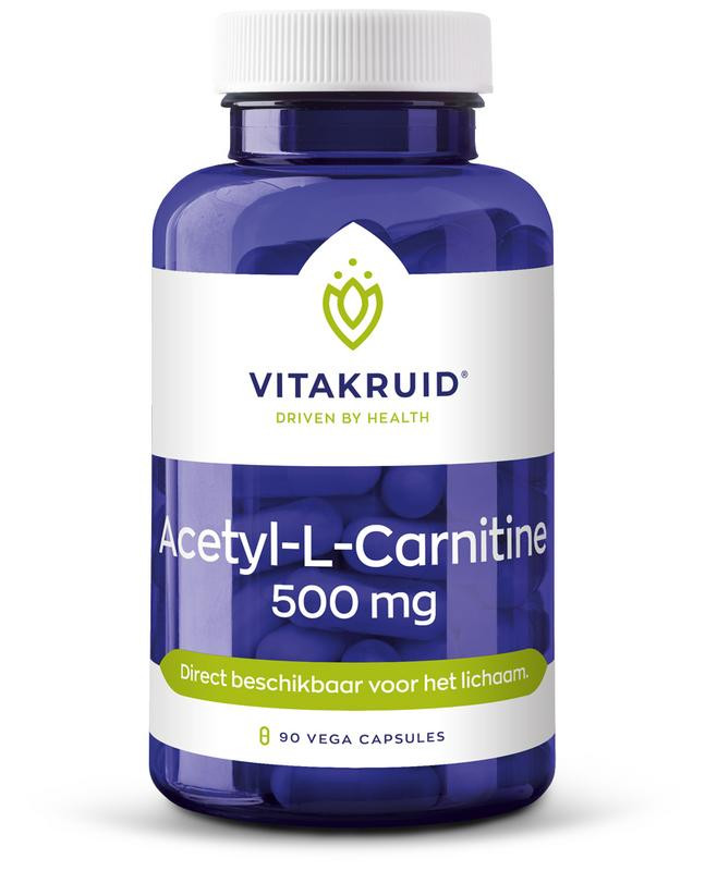 Acetyl-l-carnitine van Vitakruid (90vcaps)