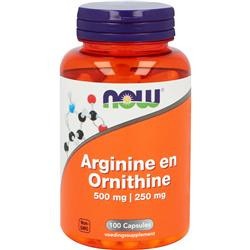 Arginine Ornithine NOW foods 100