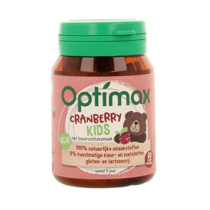 Kinder cranberry beer van Optimax : 60 tabletten