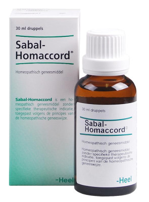 Sabal-Homaccord van Heel : 30 ml