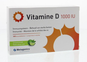 Vitamine D3 1000IU van Metagenics : 168 tabletten