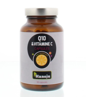 Co-enzym Q10 250 mg vitamine C 250 mg van Hanoju : 90 capsules