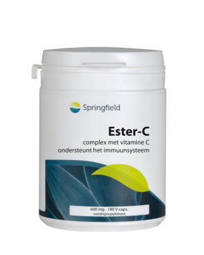 Ester C 600 mg bioflavonoiden van Springfield : 180 vcaps