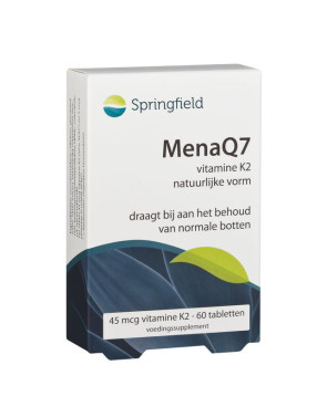 MenaQ7 vitamine K2 45 mcg van Springfield : 60 tabletten