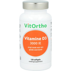 Vitamine D3 3000IE Vitortho 120