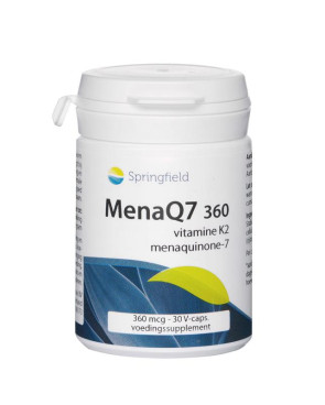MenaQ7-360 vitamine K2 360 mcg van Springfield (30vcaps)