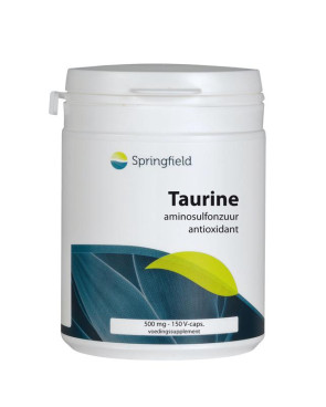 Taurine 500 mg van Springfield (150caps)