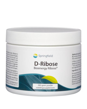D-Ribose bioenergy poeder van Springfield : 200 gram