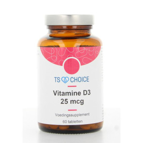 Vitamine D3 25 mcg van Best Choice : 60 tabletten
