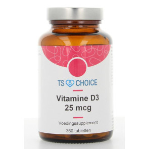 Vitamine D3 25 mcg van Best Choice : 360 tabletten