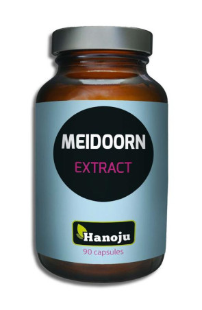 Meidoorn extract 450 mg van Hanoju : 90 vcaps