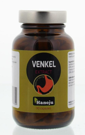 Venkel extract 400 mg van Hanoju : 90 capsules