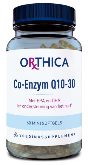 Co-enzym Q10 30 van Orthica : 60 softgels