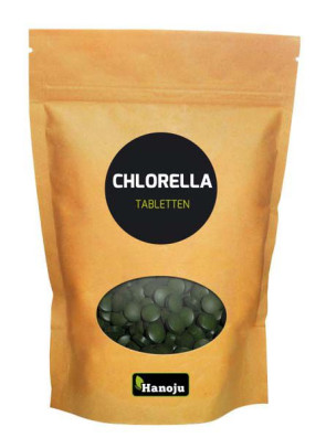 Chlorella premium 400 mg paper bag van Hanoju : 2500 stuks