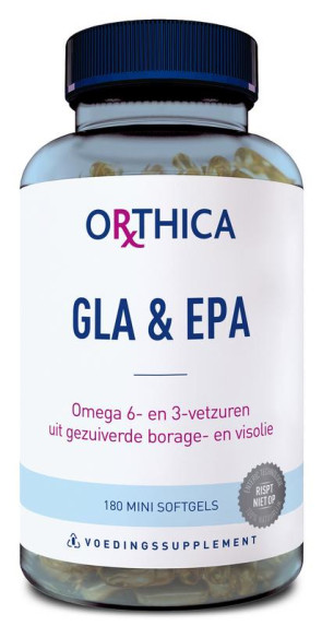 GLA & EPA van Orthica : 180 softgels