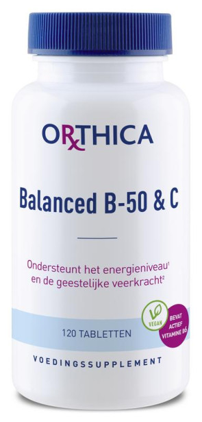Balanced B50 & C van Orthica : 120 tabletten