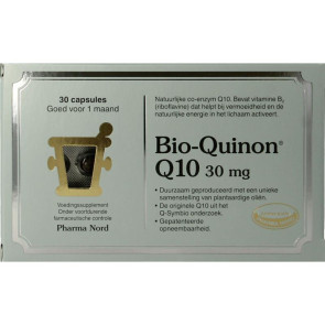 Bio quinon Q10 active 30mg van Pharma Nord : 30 tabletten