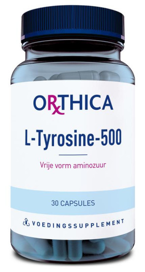 L-Tyrosine 500 van Orthica : 30 capsules