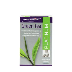 Green tea platinum van Mannavital : 60 vcaps