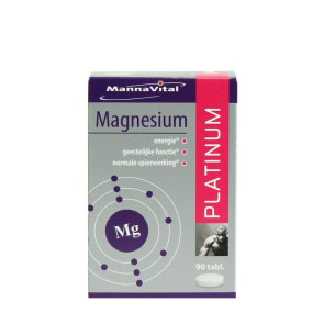 Magnesium platinum van Mannavital : 90 tabletten