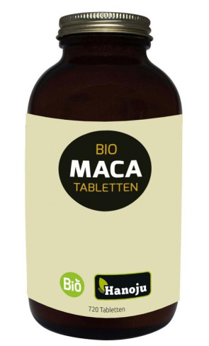 Bio maca premium 4:1 extract 500 mg van Hanoju : 720 tabletten