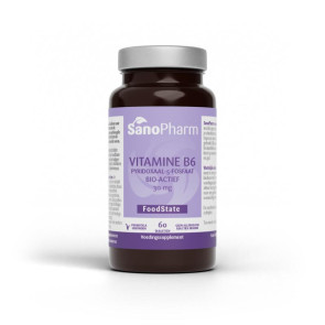 Vitamine B6 pyridoxine 20 mg van Sanopharm : 60 tabletten
