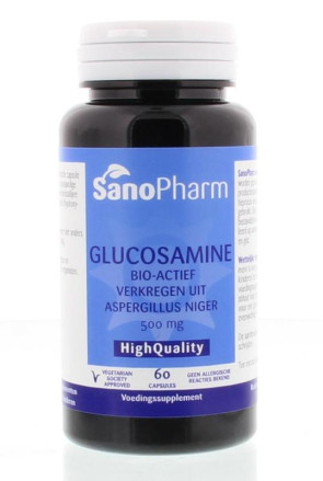 Vitamine D-glucosamine HCI 500 mg van Sanopharm : 60 capsules