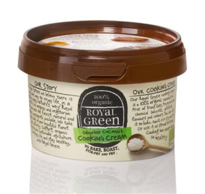 Kokos cooking cream odourless van Royal Green : 250 ml