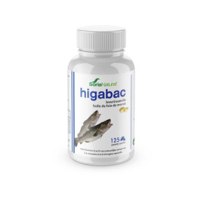 Higabac levertraanolie van Soria Natural : 125 tabletten