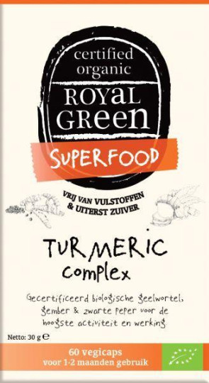 Turmeric complex van Royal Green (60vcaps)