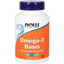 Omega-3 Basis 180 mg EPA 120 mg DHA NOW